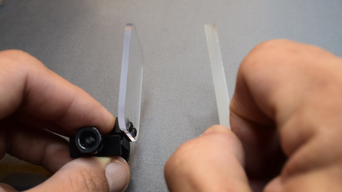 Airsoft sight protector mounting angle