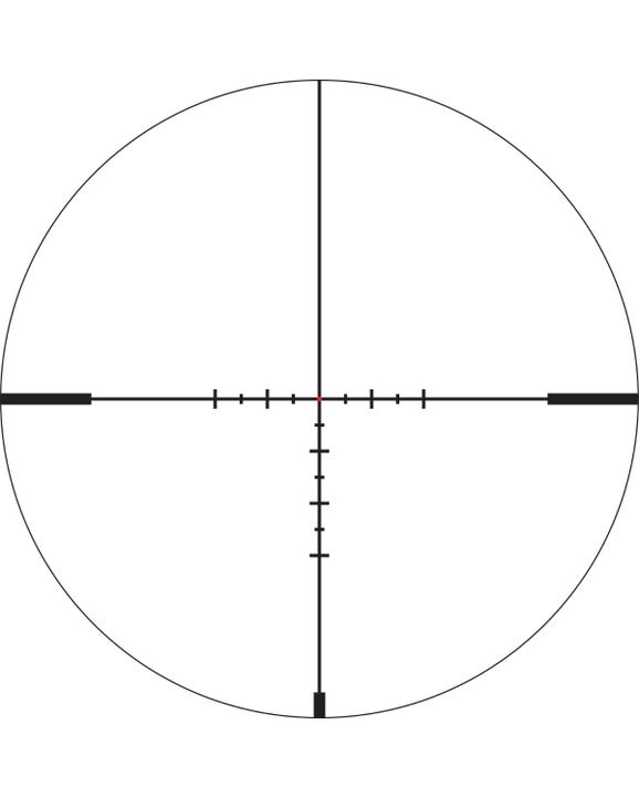 MOA hash-mark rifle scope reticle reference image