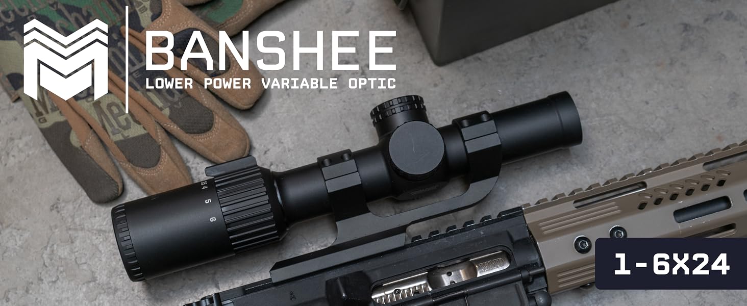 Monstrum Banshee 1-6x24 LPVO scope