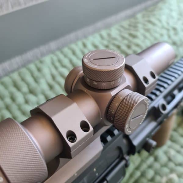 T-Eagle ER 1.2-6x24 scope body close-up