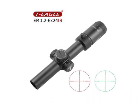 T-Eagle ER 1.2-6x24 IR scope product photo for airsoft and airgun setup