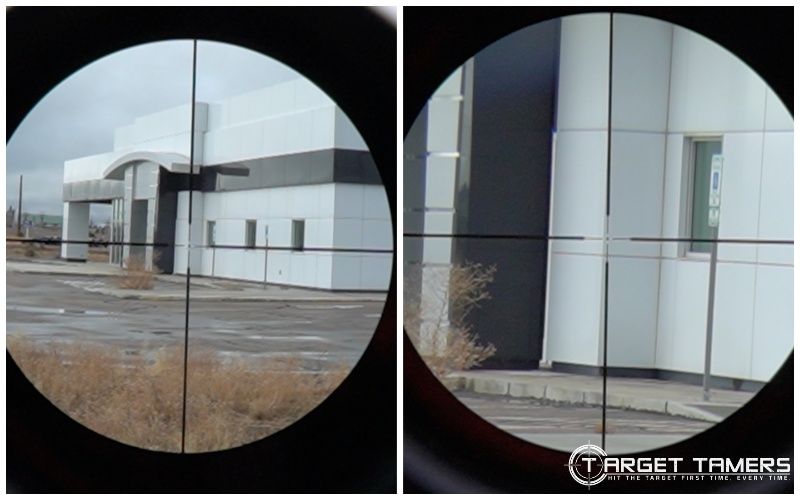 Vortex Crossfire II 1x vs 4x comparison